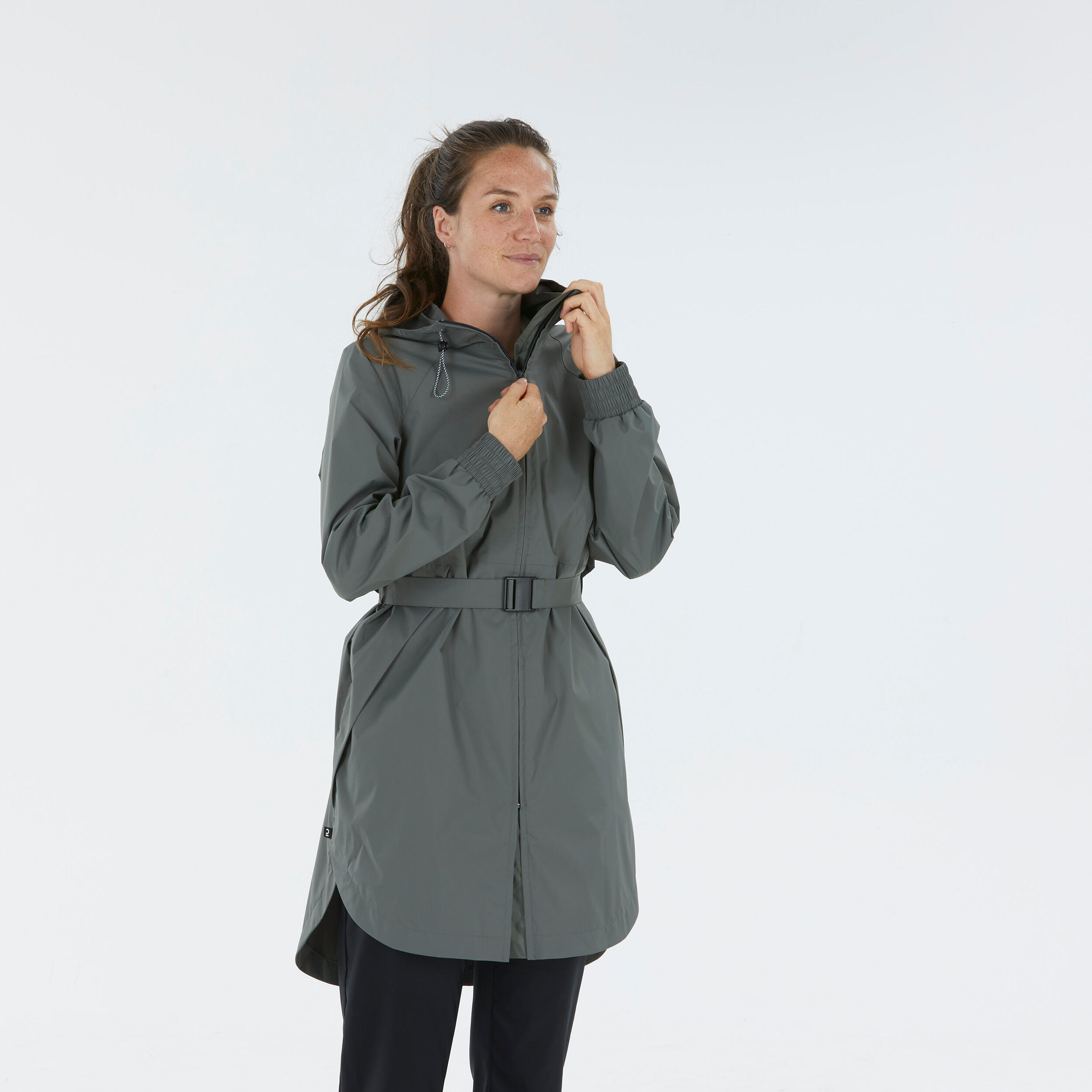 Chamarra de senderismo impermeable mujer